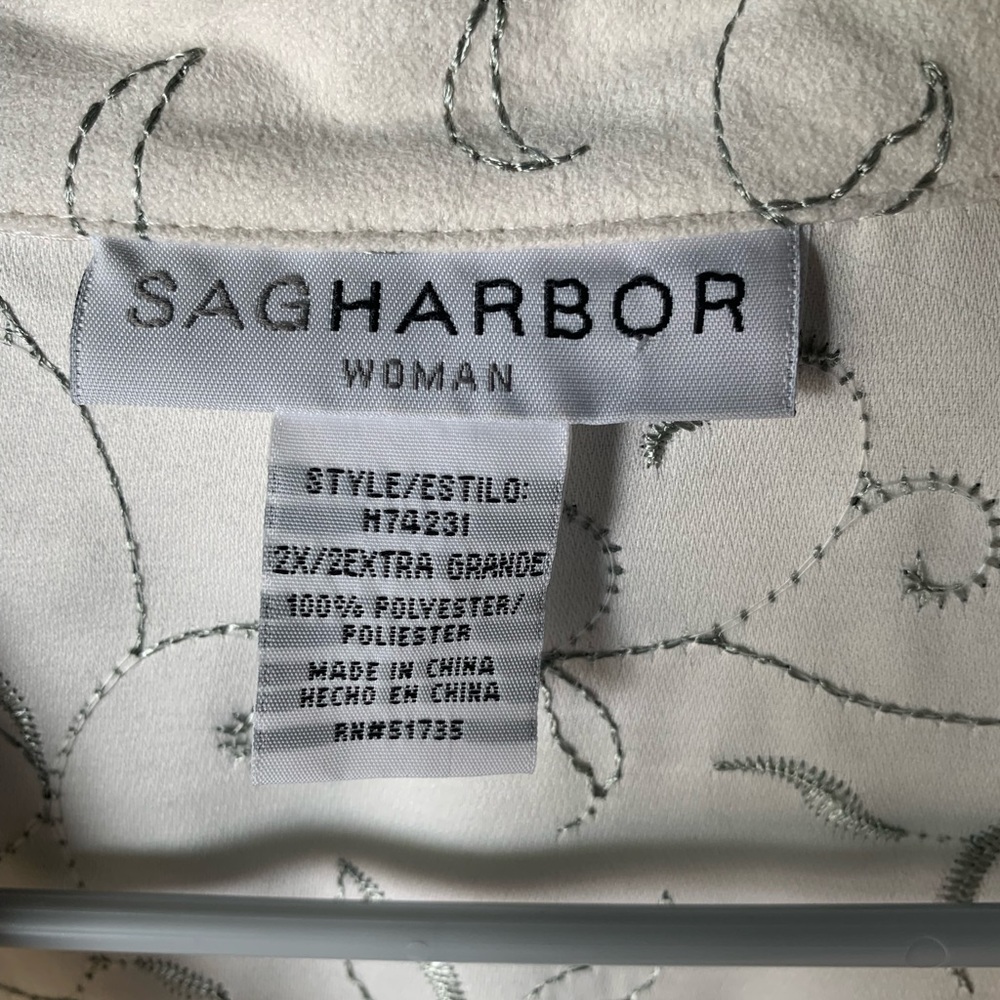 Sag Harbor Button Down Size 2x - image 4